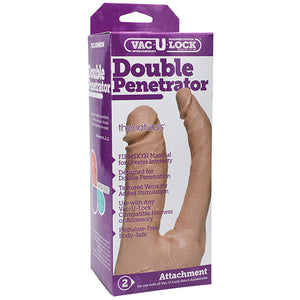 VacULock Double Penetrator Natural Dildo Attachment